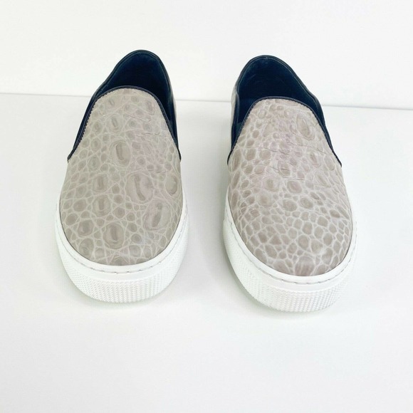 ZCD Montreal Taupe gray Slip on sneakers Croc - Picture 6 of 10